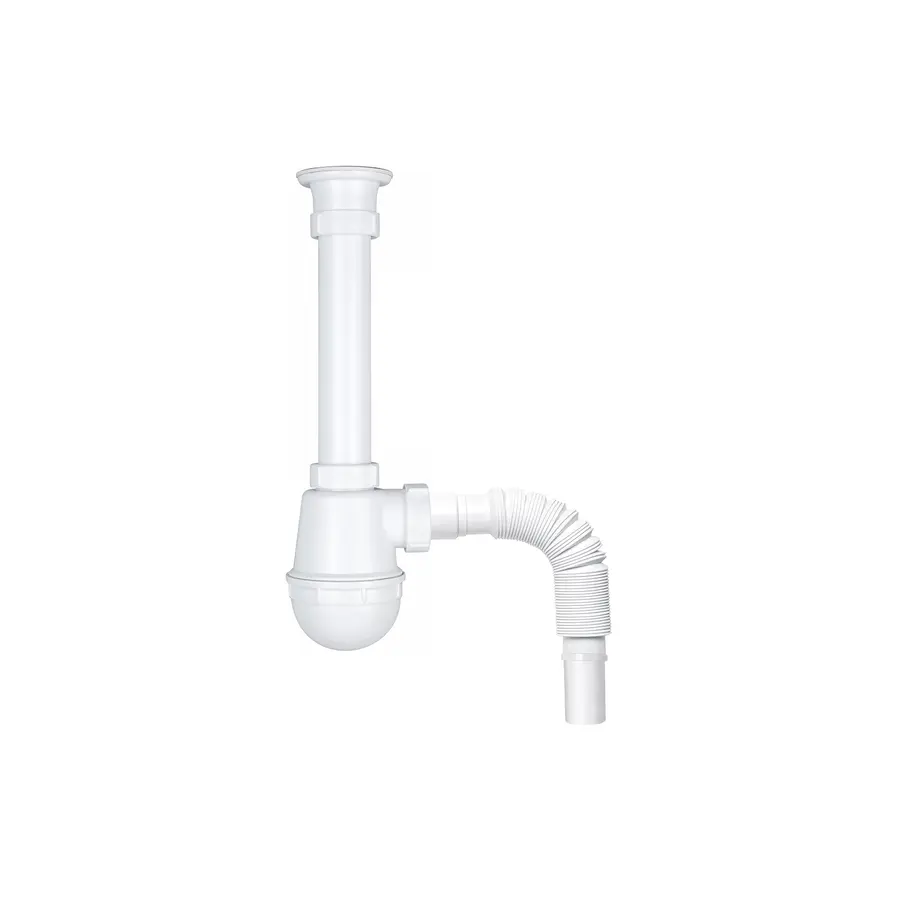 Сифон для раковины KronoPlast 1 1/4''х40 мм с резьбовым выпуском SТ18080053