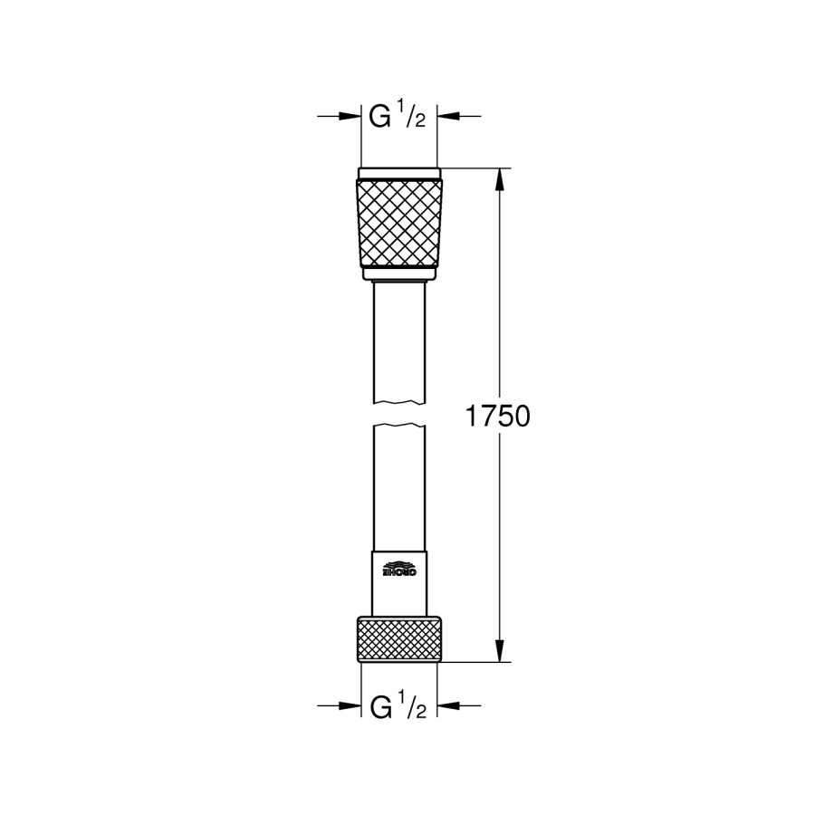 Шланг для душа Grohe Relexaflex 1750 мм 28154001