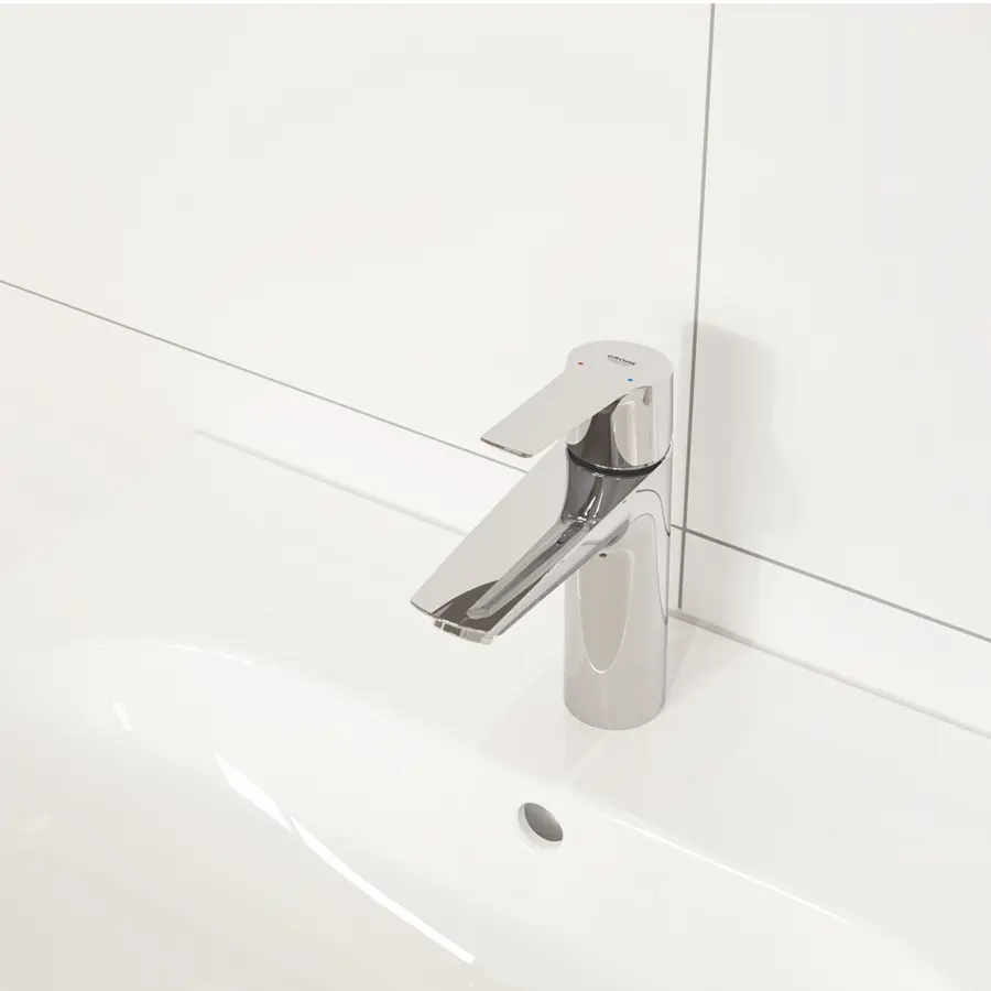 Змішувач для раковини Grohe QuickFix Start S-Size 23550002 з донним клапаном