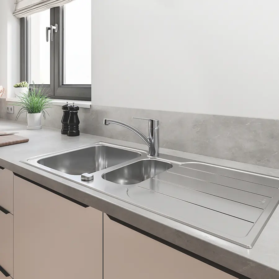 Набір змішувачів 4 в 1 для ванної кімнати та кухні Grohe QuickFix Start M-Size UA202301KE