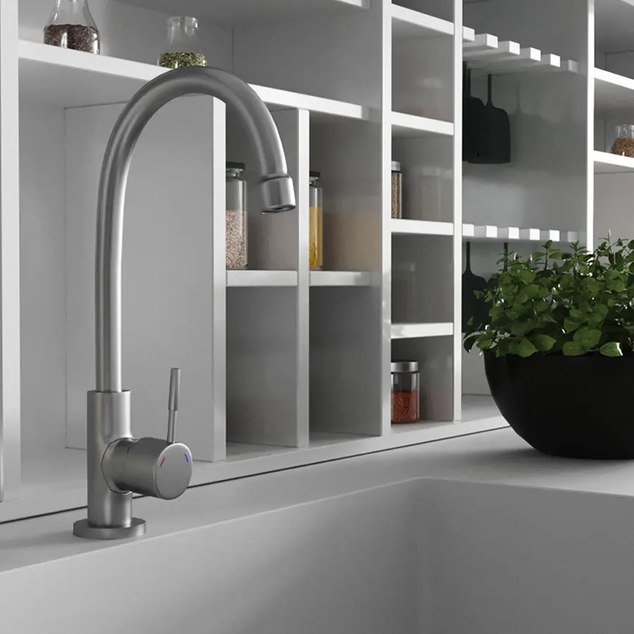 Кран на одну воду Kroner KRP Edelstahl Klassisch - ESG098