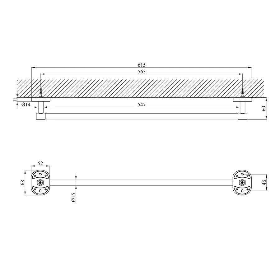 Тримач для рушника Kroner KRM Elbe - ACC2901