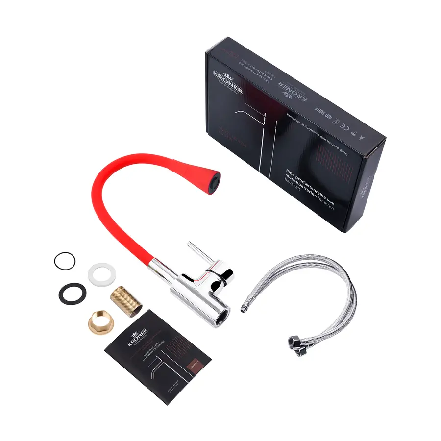 Смеситель для кухни Kroner KRP Küche - C031RED