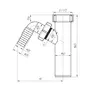 Відведення для пральної машини ANIplast 1 1/2"х40 мм М140EU