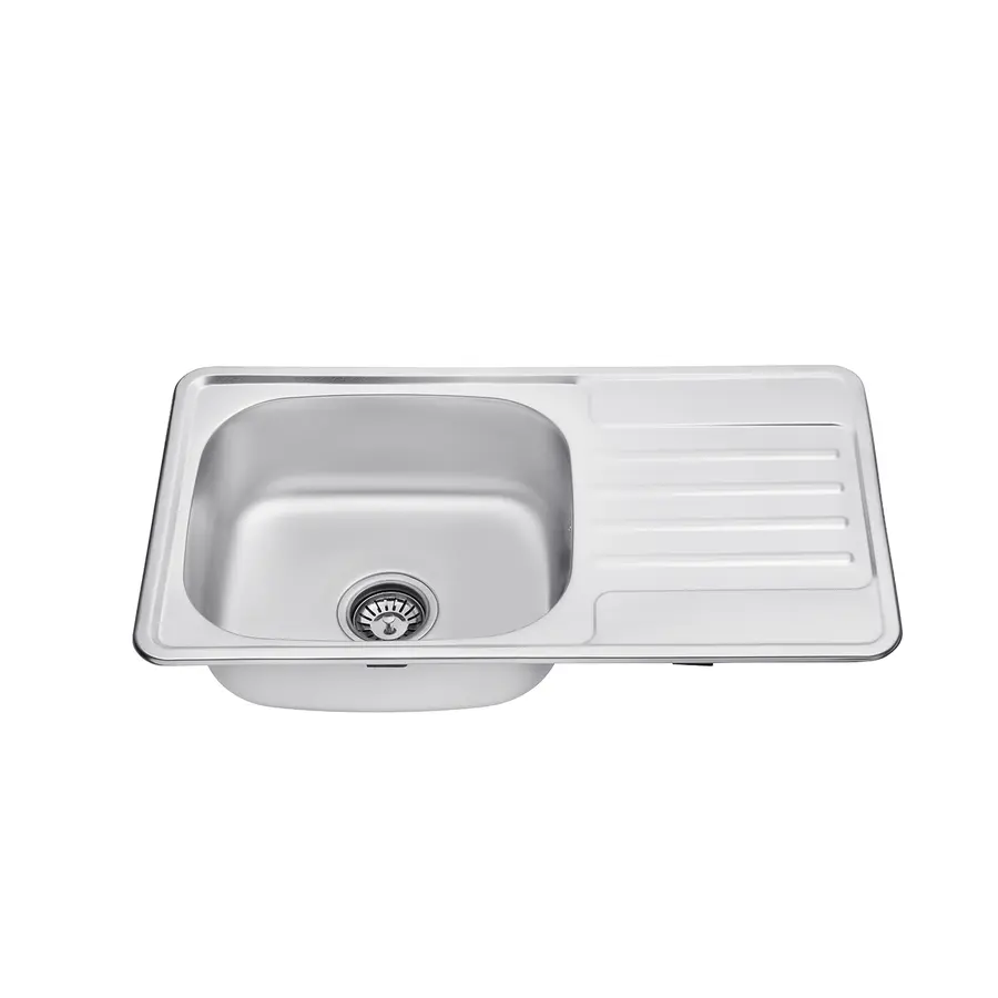 Кухонная мойка Kroner KRP Satin-7642 (0,8 мм)