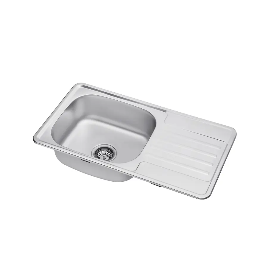 Кухонная мойка Kroner KRP Satin-7642 (0,8 мм)