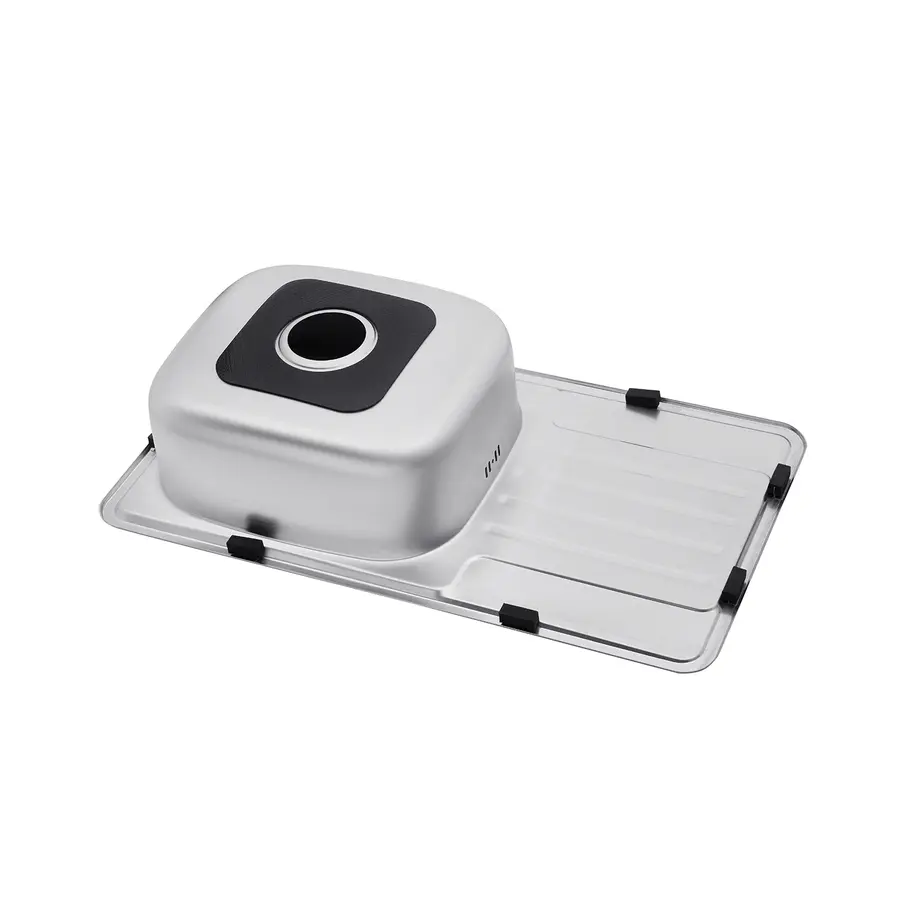 Кухонная мойка Kroner KRP Satin-7642 (0,8 мм)