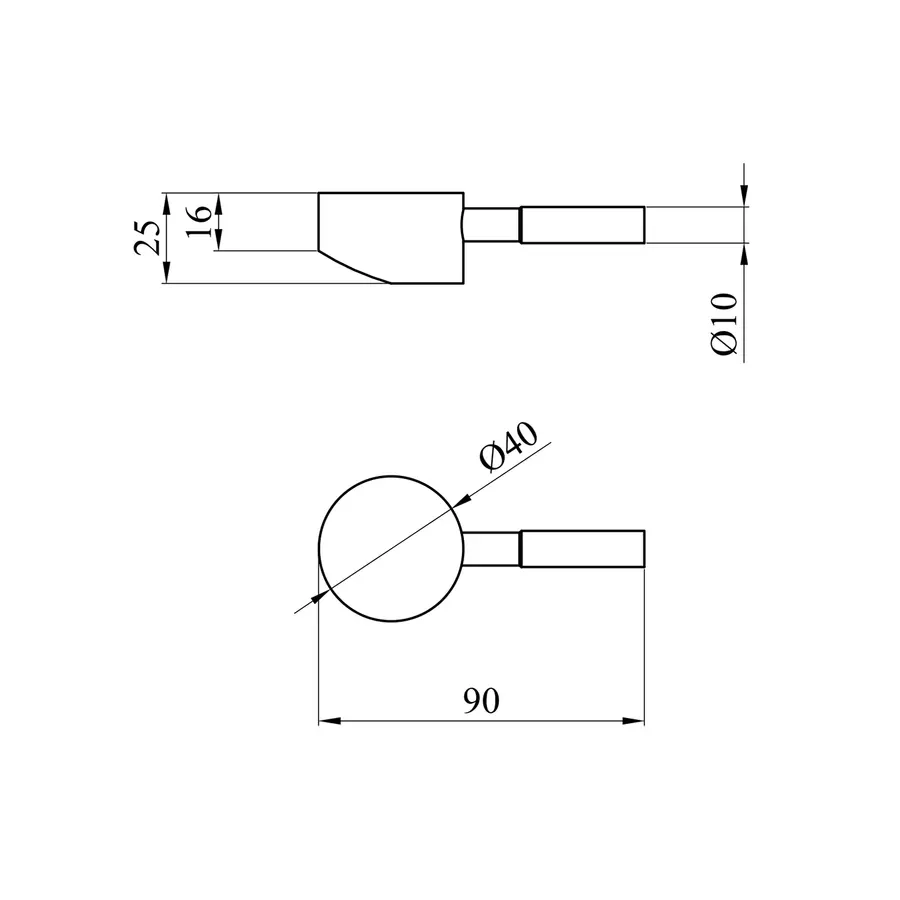 Ручка для змішувача Kroner KRP - ESG935 40 мм