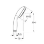 Лійка для ручного душу Grohe QuickFix Vitalio Start 100 27940000