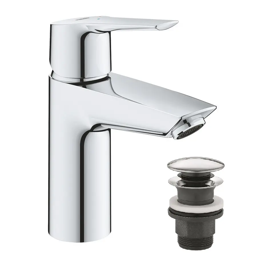 Смеситель для раковины Grohe QuickFix Start S-Size 23551002 с донным клапаном