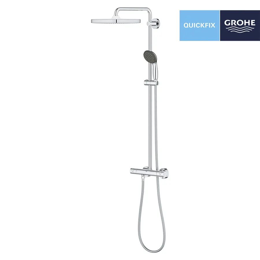 Душова система термостатична Grohe QuickFix Vitalio Start System 250 Cube 26697000