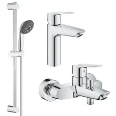 Набір змішувачів 3 в 1 для ванної кімнати Grohe QuickFix Start M-Size UA202301ME
