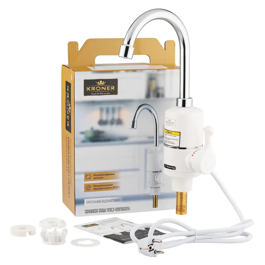 Проточный водонагреватель Kroner KRM Volt - CW190FA