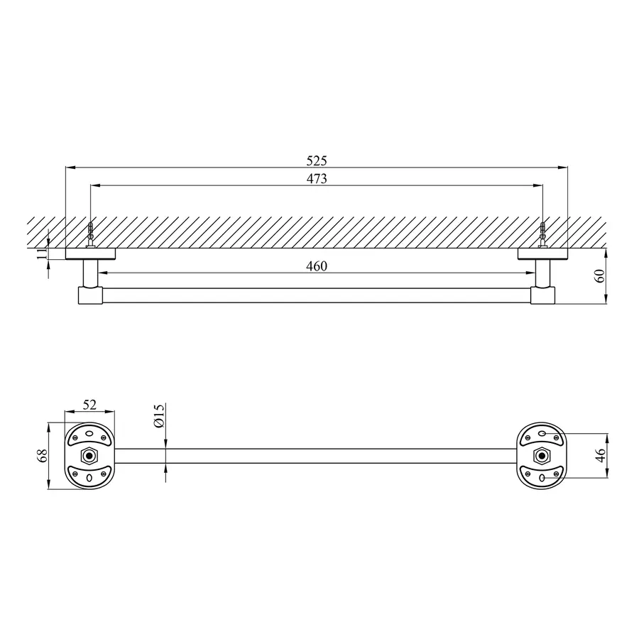 Тримач для рушника Kroner KRM Elbe - ACC2901-1