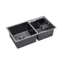 Кухонная мойка Kroner KRP Schwarze - 7843ZHM PVD (3,0/1,0 мм)