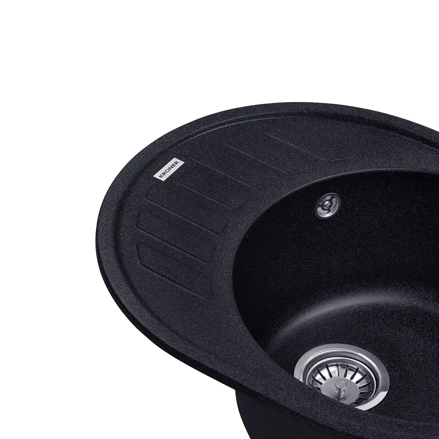 Кухонна мийка зі штучного каменю Kroner KRP Komposit SCH-6250