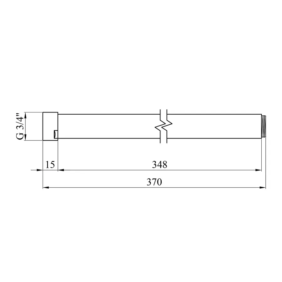 Подовжувач для душової стійки Kroner KRP - ESG928