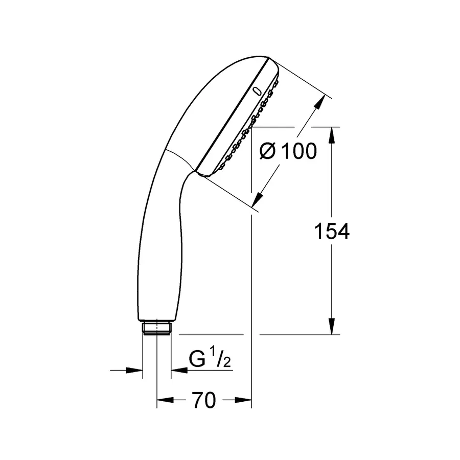 Лійка для ручного душу Grohe New Tempesta 100 26161001