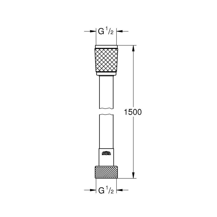 Шланг для душа Grohe Relexaflex 1500 мм 45973001