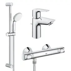 Набір змішувачів 2 в 1 для ванної кімнати Grohe QuickFix StartEdge S-Size UA202503TS