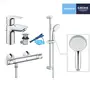 Набір змішувачів 2 в 1 для ванної кімнати Grohe QuickFix StartEdge S-Size UA202503TS