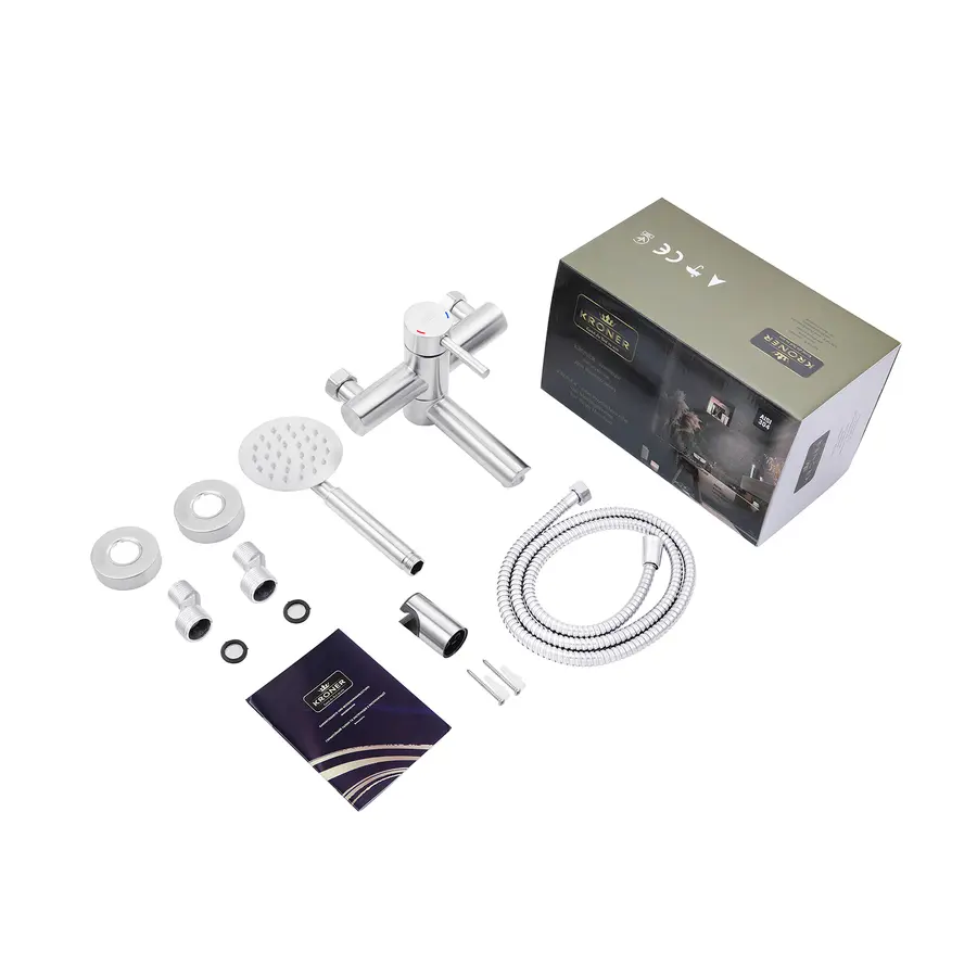 Змішувач для ванної Kroner KRP Edelstahl Klassisch - ESG060