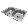 Кухонна врізна мийка з нержавіючої сталі Kroner KRP Satin-5080Z 0.8 мм-180
