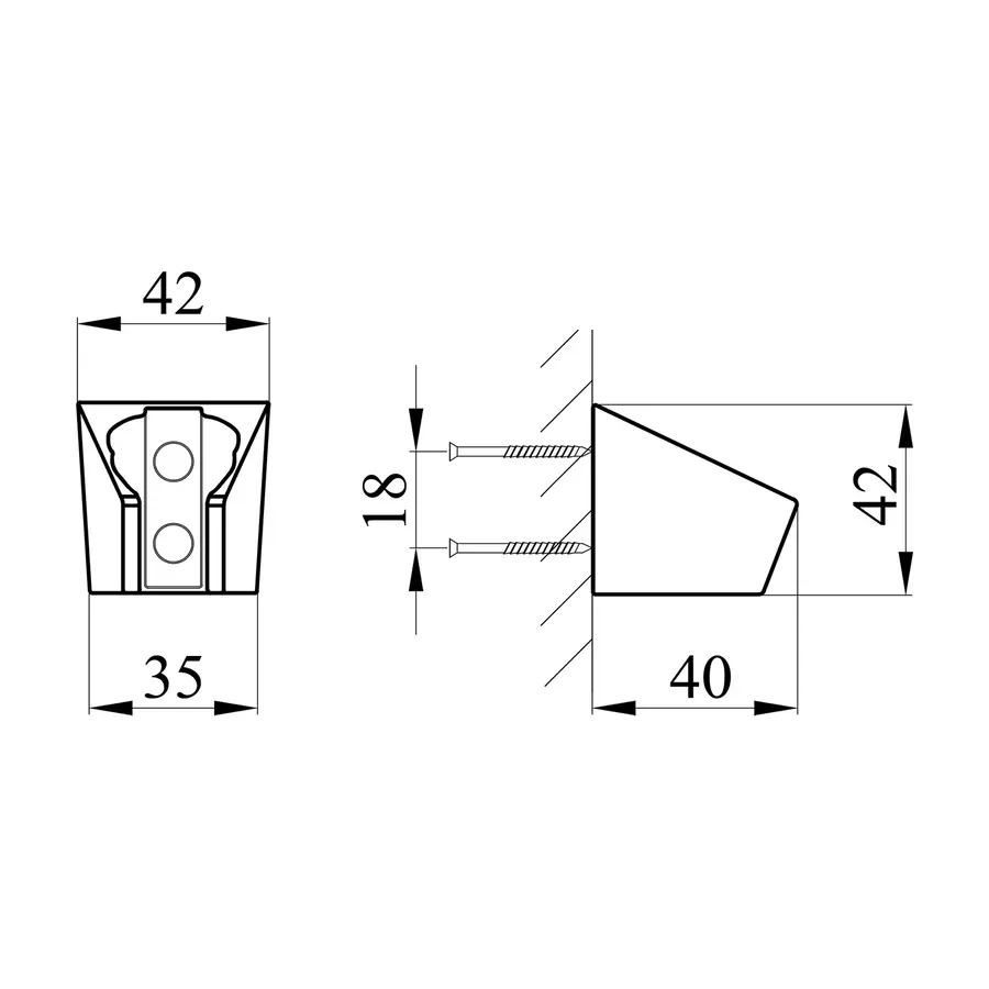 Держатель для душа Kroner KRM-C925