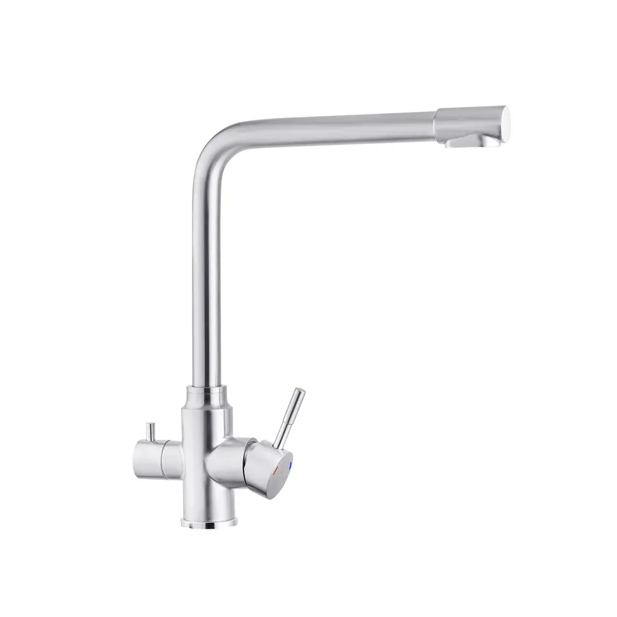 Змішувач для кухні з підключенням до фільтру Kroner KRP Edelstahl Klassisch-ESG038