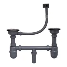 Сифон для кухонной мойки Kroner KRP Siphon - 012 3 1/2" - 50/40 мм