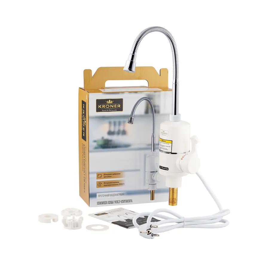 Проточний водонагрівач Kroner KRM Volt - CW190RFA
