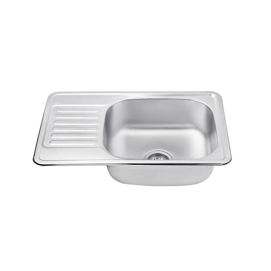 Кухонная мойка Kroner KRP Satin-6642 (0,8 мм)