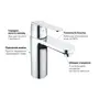 Змішувач для раковини Grohe QuickFix Get M-Size 23454000