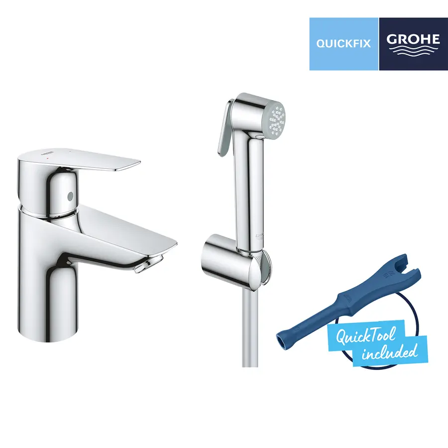 Набор для гигиенического душа со смесителем Grohe QuickFix StartEdge S-Size 23773001