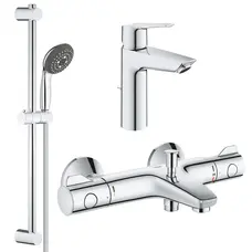 Набір змішувачів 3 в 1 для ванної кімнати Grohe QuickFix Start S-Size UA202304TS