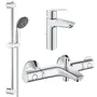Набір змішувачів 3 в 1 для ванної кімнати Grohe QuickFix Start S-Size UA202304TS
