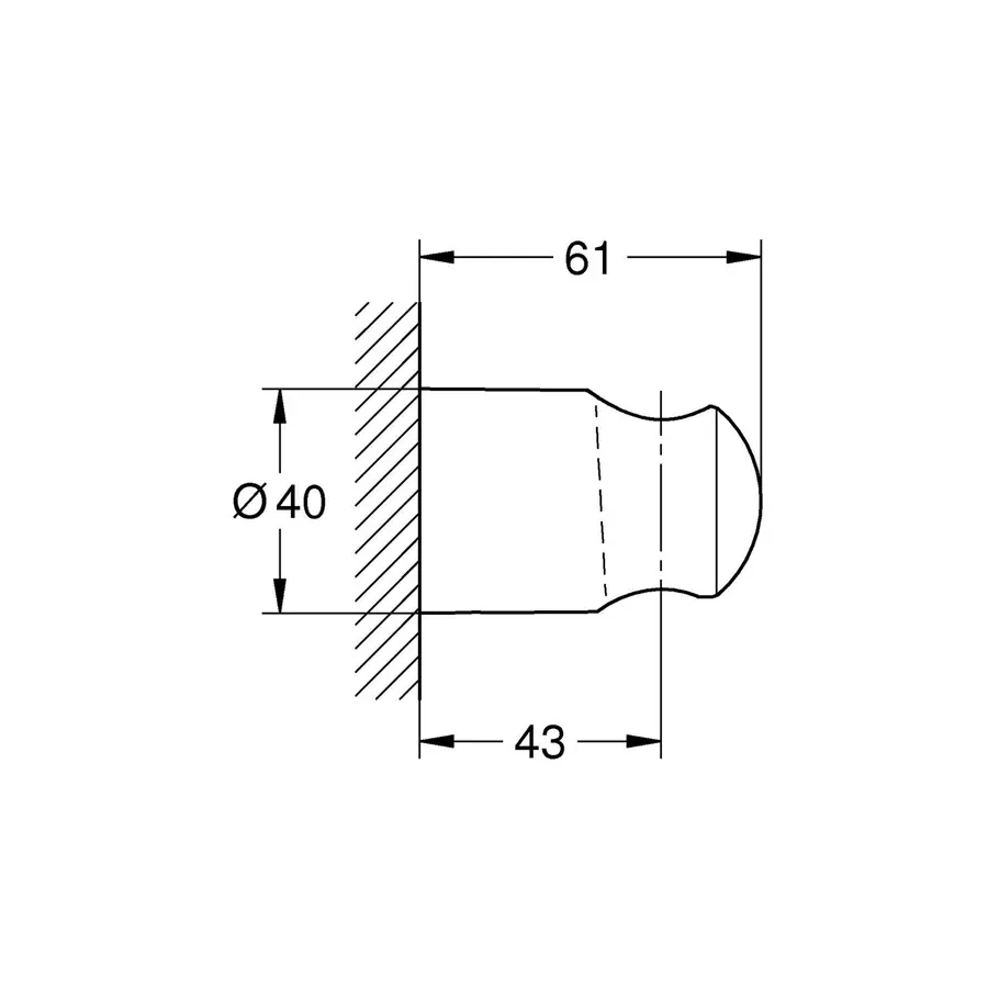 Кронштейн для ручної лійки Grohe QuickFix 279582430