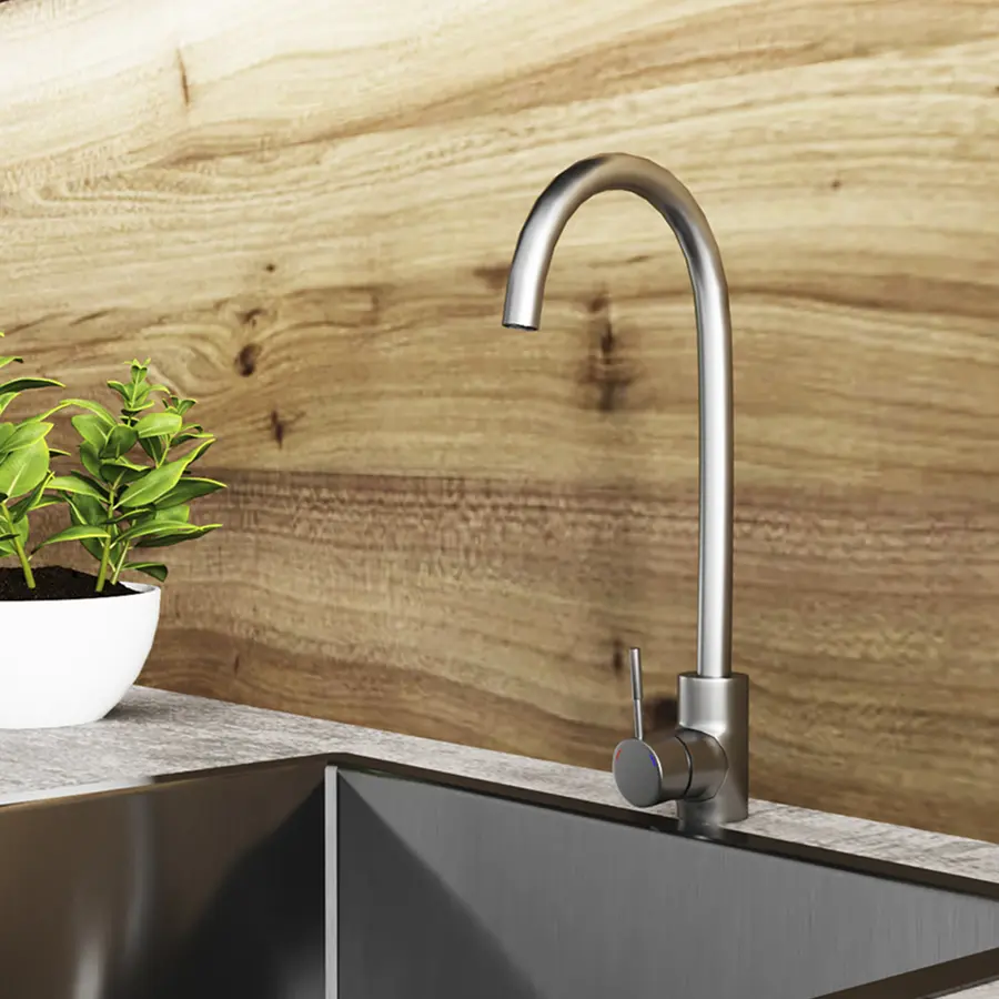 Змішувач для кухні Kroner KRP Edelstahl Klassisch-ESG035