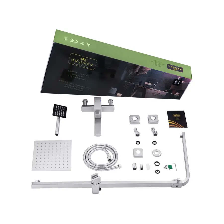 Душова система Kroner KRP Edelstahl Kubus - ESG063