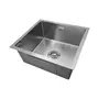 Кухонна мийка з нержавіючої сталі Kroner KRP Gebürstet-4843HM