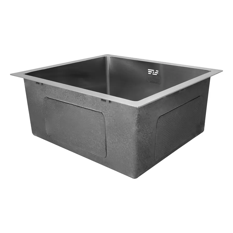 Кухонна мийка з нержавіючої сталі Kroner KRP Gebürstet-4843HM