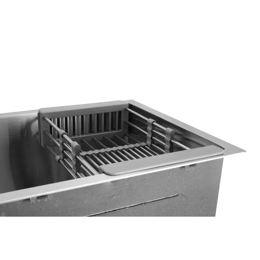 Кухонна мийка з нержавіючої сталі Kroner KRP Gebürstet-4843HM