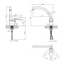 Змішувач для кухні Kroner KRM Odra-S035