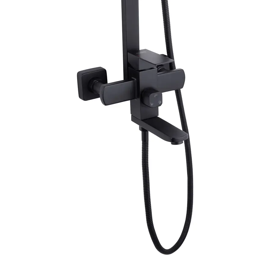 Душевая система Kroner KRP Edelstahl Kubus - SCH063