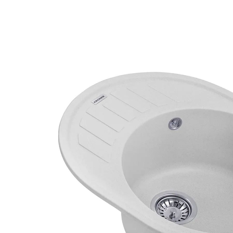 Кухонна мийка зі штучного каменю Kroner KRP Komposit GRA-6250