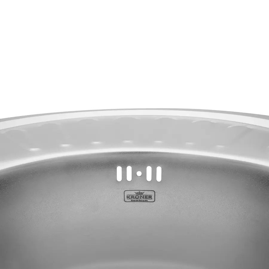 Кухонна врізна мийка з нержавіючої сталі Kroner KRP Satin-5745 0.8мм-180