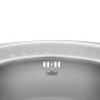 Кухонна врізна мийка з нержавіючої сталі Kroner KRP Satin-5745 0.8мм-180