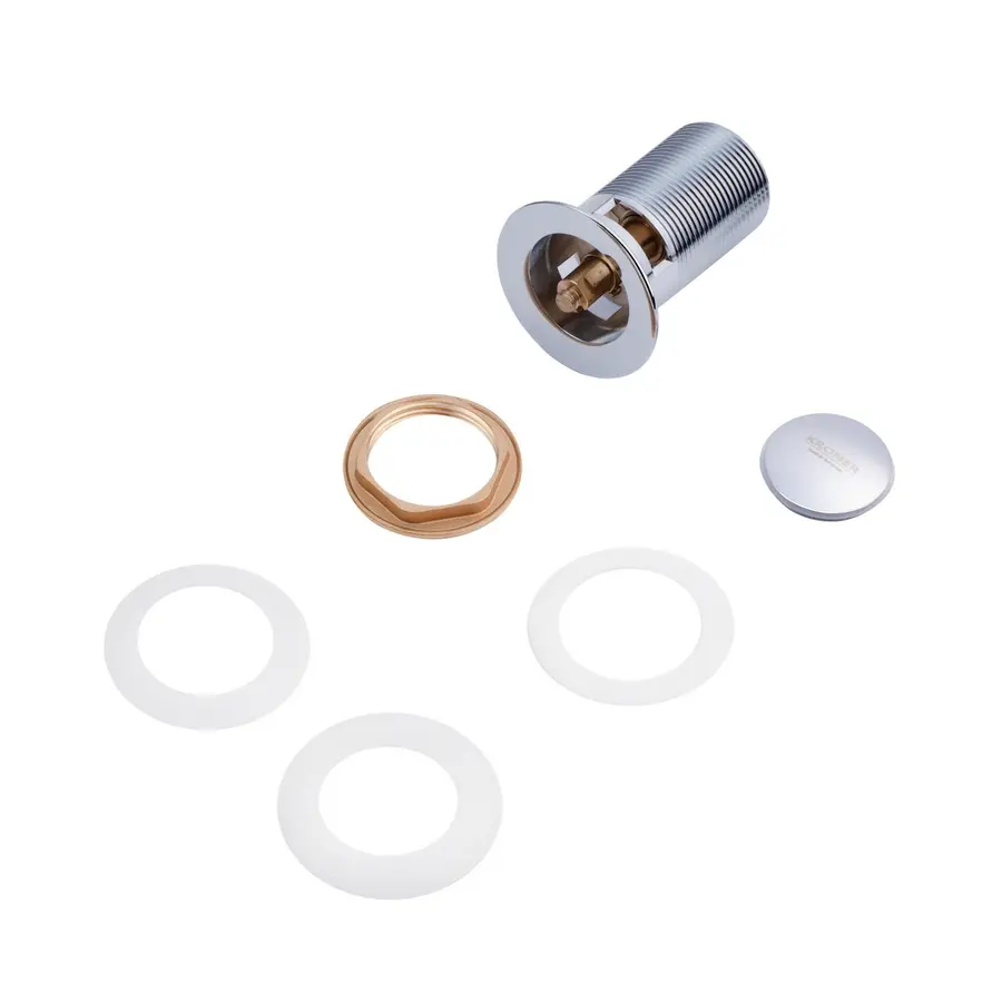 Донный клапан для раковин Kroner KRM - C962-1 1 1/4" с переливом