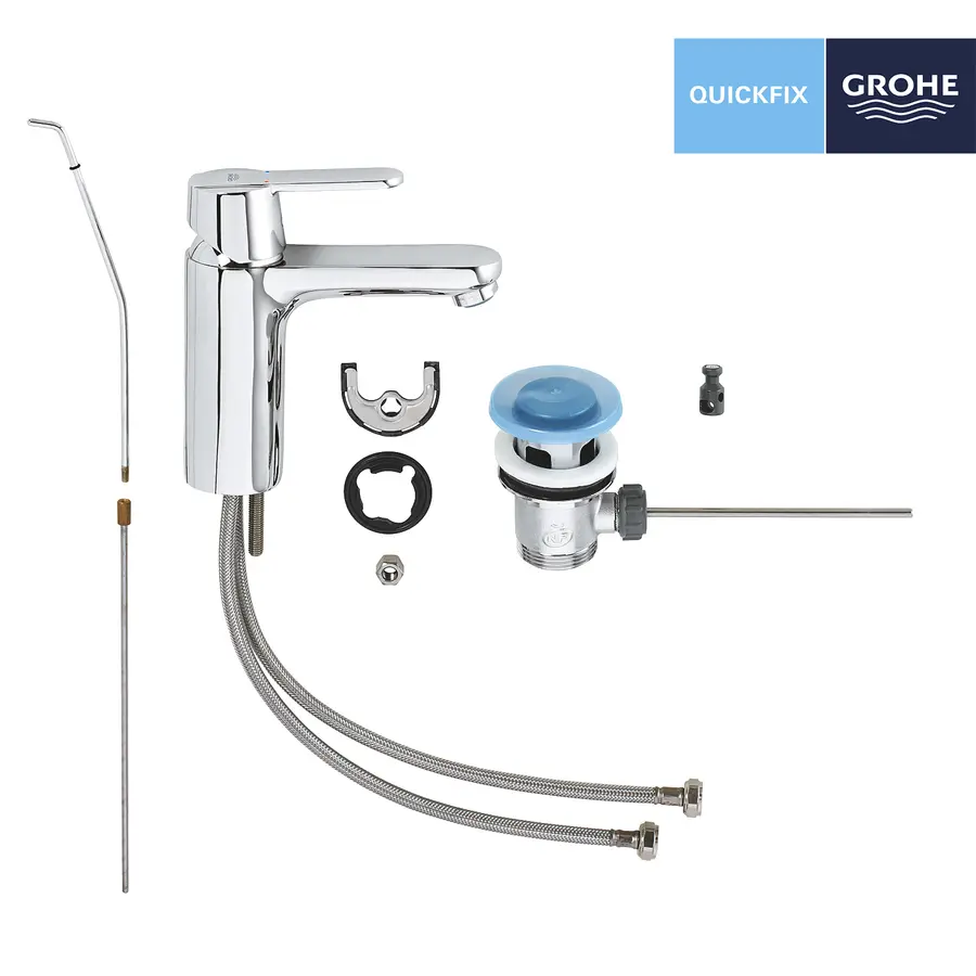 Набір змішувачів 3 в 1 для ванної кімнати Grohe QuickFix Get M-Size UA202701MQ