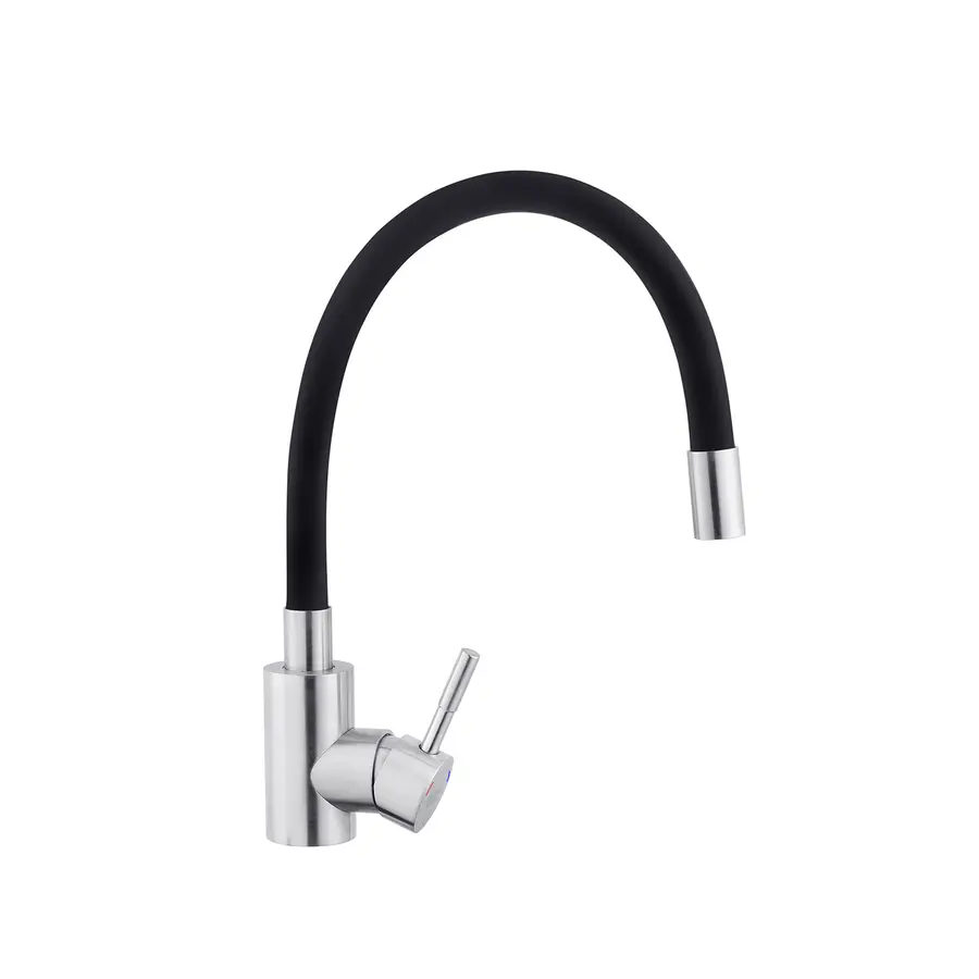 Змішувач для кухні Kroner KRP Edelstahl Klassisch-ESG035BLK